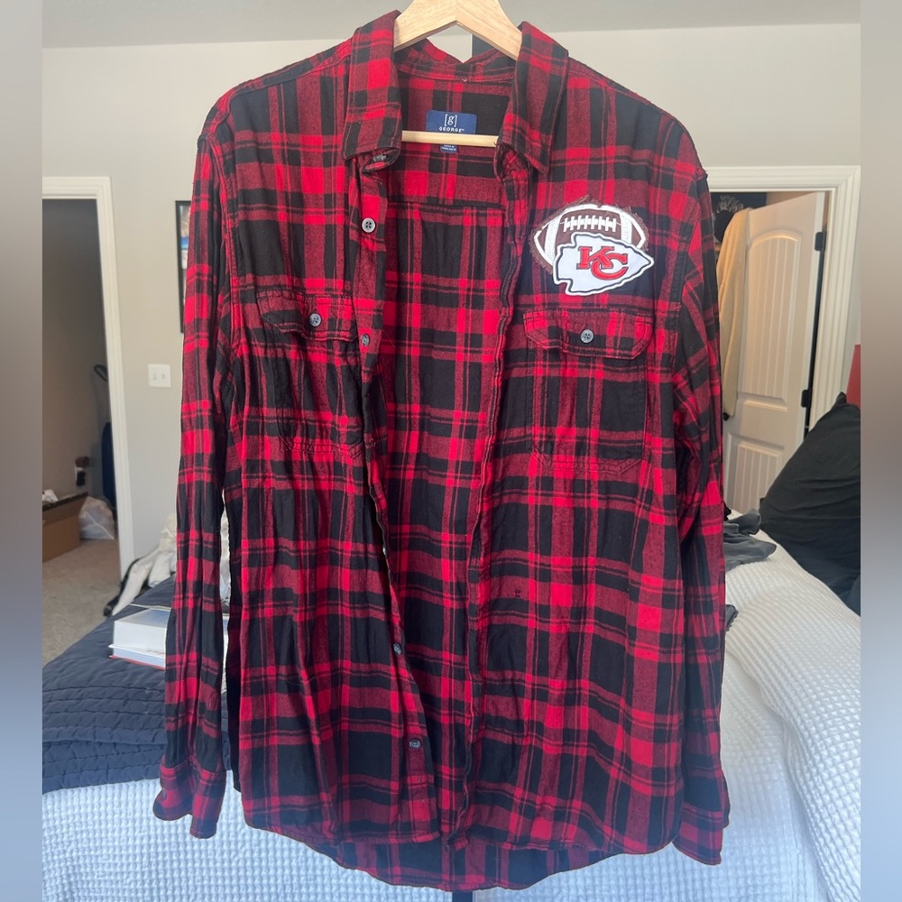 CHIEFS CUSTOM FLANNEL- Travis Kelce